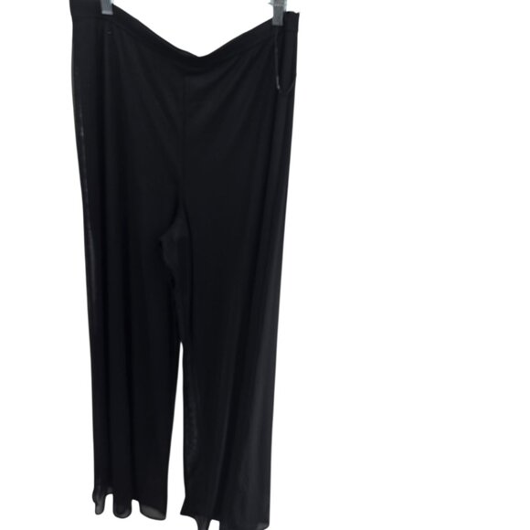 Tadashi Collection Semi Sheer Elastic Pull On Pants XL - Picture 1 of 12